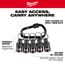5-Piece Bit Holder w/ Carabiner