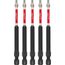 SHOCKWAVE Impact Duty 3-1/2" TORX T15 Power Bits (Pack of 5), 48-32-4577