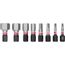 8 Piece SHOCKWAVE Impact Duty 1" METRIC HEX Impact Duty Bit Set, 48-32-4617