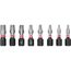 10 Piece SHOCKWAVE Impact Duty 1" TORX Security Insert Bit Set, 48-32-4618