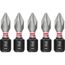 SHOCKWAVE Impact Duty 1" Phillips #1 Insert Bits (Pack of 5), 48-32-4661