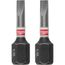 SHOCKWAVE Impact Duty 1" Slotted 1/8" Insert Bits (Pack of 25), 48-32-4716