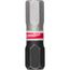 SHOCKWAVE Impact Duty 1" Hex 6 MM Insert Bits (Pack of 25), 48-32-4728