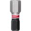 SHOCKWAVE Impact Duty 1" Hex 8 MM Insert Bits (Pack of 25), 48-32-4729