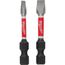 SHOCKWAVE 2" Impact Slotted 3/16" & 1/4" Power Bit (Pack of 2), 48-32-4920
