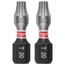 SHOCKWAVE Impact Duty 1" T20 Bit Tic Tac with Bit Holder (Pack of 25), 48-32-5013