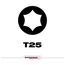 SHOCKWAVE Impact Duty 1" T25 Bit Tic Tac with Bit Holder (Pack of 25), 48-32-5016