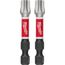 SHOCKWAVE Impact Duty 2" T45 Impact Bits (Pack of 2), 48-32-6000