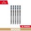4" 10TPI T-Shank Wood High Carbon Steel Jig Saw Blades (Pack of 5), 48-42-0540