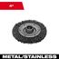 4" Full Cable Twist Knot Wheel - Stainless Steel, 48-52-5020