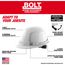 BOLT Black Front Brim Hard Hat w/6pt Ratcheting Suspension (USA) - Type 1, Class E, 48-73-1130