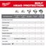 BOLT Orange Full Brim Vented Hard Hat w/4pt Ratcheting Suspension (USA) - Type 1, Class C