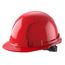 BOLT Red Front Brim Vented Hard Hat w/ 6 pt Ratcheting Suspension (USA) - Type 1, Class C, 48-73-1228