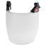 BOLT Full Face Shield - Clear Dual Coat Lens (Compatible with Safety Helmet [No Brim]), 48-73-1421