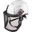 BOLT Full Face Shield - Metal Mesh (Compatible with Milwaukee Safety Helmet, No Brim
