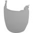 Pack of 10 Gray Face Shield Replacement Lenses (No-brim Helmet Only Mount), 48-73-1447