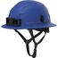 BOLT 4PT Blue Full Brim Non-Vented Safety Helmet - Type 2, Class E, 48-73-1545