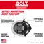 BOLT 4PT Blue Full Brim Non-Vented Safety Helmet - Type 2, Class E, 48-73-1545