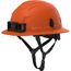 BOLT 4PT Custom Safety Orange Full Brim Non-Vented Safety Helmet - Type 2, Class E, 48-73-1553C