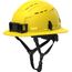 BOLT Yellow Full Brim Vented Safety Helmet w/ FR Chinstrap – Type 2, Class C - Custom Logo