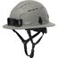 BOLT Light Gray Full Brim Vented Safety Helmet – Type 2, Class C - Custom Logo, 48-73-1692C