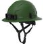 BOLT Forest Green Full Brim Non-Vented Safety Helmet – Type 2, Class E - Custom Logo