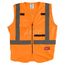 Class 2 High Visibility Orange Safety Vest - L/XL (ANSI/CSA), 48-73-5072