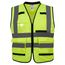 Class 2 High Visibility Yellow Performance Safety Vest, ANSI/CSA (Small/Medium), 48-73-5081