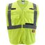 Class 2 Breakaway High Visibility Yellow Mesh Safety Vest (2XL/3XL) 48-73-5123