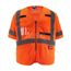 Class 3 High Visibility Orange Mesh Safety Vest - 4XL/5XL, 48-73-5138