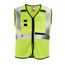 AR/FR Cat. 1 Class 2 High Visibility Yellow Mesh Safety Vest (2XL/3XL), 48-73-5203