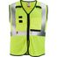 AR/FR Cat. 1 Class 2 High Visibility Yellow Mesh Safety Vest (4XL/5XL) 48-73-5204