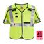 AR/FR Cat. 1 Class 3 Breakaway High Visibility Yellow Mesh Safety Vest, ANSI/CSA (Small/Medium), 48-73-5231