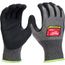 12 Pair Cut Level 9 High-Dexterity Nitrile Dipped Gloves (Large) 48-73-7032B
