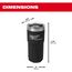 PACKOUT 20oz Tumbler - Black, 48-82-8392B