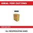3-1/2" 10 TPI SAWZALL Blade for Wood Scroll (Pack of 5), 49-00-5310