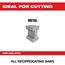3-1/2" 24 TPI SAWZALL Blade for Metal Scroll (Pack of 5), 49-00-5324
