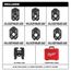 1/4" - 7/8" Streamline ACR Pivoting Press Ring Kit for M12 FORCE LOGIC Press Tool