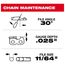10" 3/8" LOW PROFILE Pitch, .043" Gauge Saw Chain, 49-16-2723