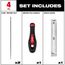 4 Piece 5/32" Saw Chain Sharpening Set, 49-16-2881
