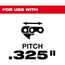 3/16" Round File for Saw Chain (Pack of 6), 49-16-2886