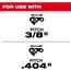7/32" Round File for Saw Chain (Pack of 6), 49-16-2889