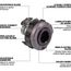 1.3" - 1.6" Adjustable Bushing for M18 FUEL Covered Conductor Cable Stripper, 49-16-B159