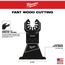 2-1/2" High Carbon Steel Wood Universal Fit Oscillating Multi-Tool Blade (Pack of 3), 49-25-1113