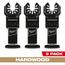 1-3/8" High Carbon Steel Precision Tooth Hardwood Oscillating Multi-Tool Blade (Pack of 3)
