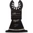 2-1/2" High Carbon Steel Precision Tooth Hardwood Oscillating Multi-Tool Blade (1 Piece)