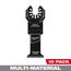 OPEN-LOK 1-3/8" TITANIUM CHARGED Bi-Metal Multi-Material Multi-Tool Blades (10 Pack), 49-25-1239