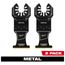 1-3/8" Carbide Teeth Metal Universal Fit Oscillating Multi-Tool Blade (Pack of 2), 49-25-1502