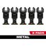 1-3/8" Carbide Teeth Metal Universal Fit Oscillating Multi-Tool Blade (Pack of 5), 49-25-1505