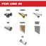 1-3/8" Carbide Teeth Metal Universal Fit Oscillating Multi-Tool Blade (Pack of 5), 49-25-1505